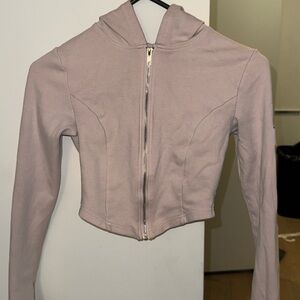 Elegant Mauve Women's Bomber Jacket